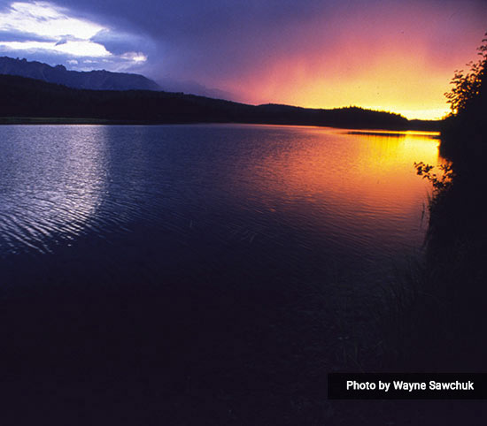 Lake at Sunset