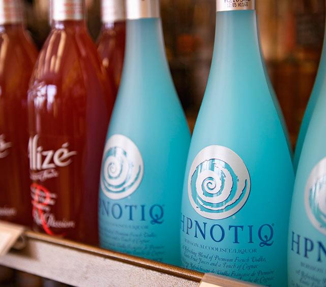 Selection of Liquors